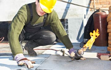 Mill Hills flat roof construction