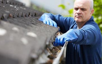 cleaning and inspecting Mill Hills roofs